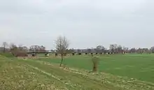 Eisenbahn-Flutbrücke über die Ehle östlich von Magdeburg