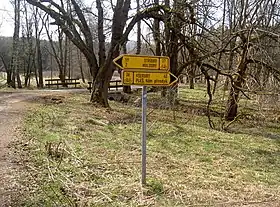 Radweg 36 bei Železná Hut' (deutsch: Eisendorfhütte)