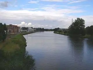 Elbe-Havel-Kanal in Genthin gen Osten