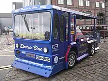 Electric Bluebird Milk float