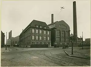 Das Elektrizitätswerk Düsseldorf-Flingern um 1930