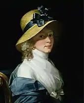 Elisabeth Hudtwalcker, Gemälde von Jean-Laurent Mosnier