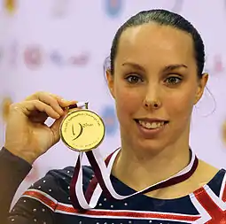 Beth Tweddle (GBR) gewinnt Bronze