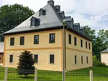 Barockes "Oberes Schloss" -von 1710- in Ellefeld im Vogtland, (Hammerbrücker Straße 4)