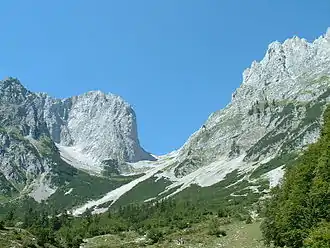 Ellmauer Tor von Süden