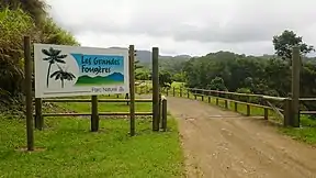 Eingang zum Parc Provincial des Grandes Fougères