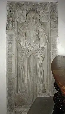 Epitaph Anna von Ehrenberg in der Dominikanerkirche Bad Wimpfen