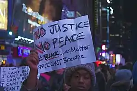 Proteste in New York City …