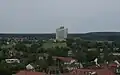 Blick vom Turm der Hugenottenkirche zum Langen Johann, 2012