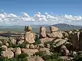 Erongo-Granit, ausgebildet als Felsenburgenlandschaft