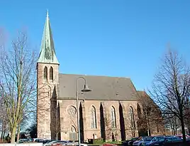 Außenansicht der Kirche St. Severinus in Esbeck