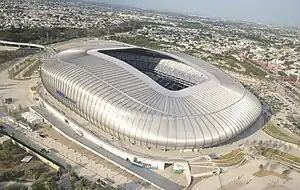 Das Estadio BBVA Bancomer im August 2015