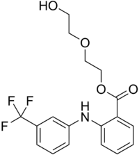 Strukturformel von Etofenamat