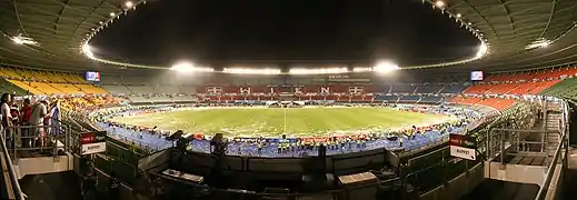 Das Ernst-Happel-Stadion nach dem Endspiel der Fußball-Europameisterschaft 2008