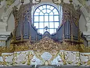 Orgel von Wolfgang Reitmayr in der Klosterkirche Mariä Himmelfahrt in Fürstenzell