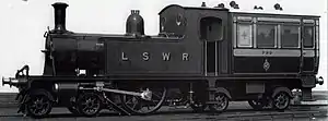 Inspektionslokomotive der London and South Western Railway F9 von 1899