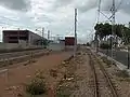 Bahnhof von Son Sardina (rechts die Ferrocarril de Sóller)