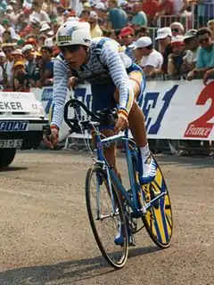 Fabian Jeker beim Prolog der Tour de France 1993