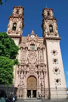 Taxco de Alarcón, Mexiko – Fassade von Santa Prisca