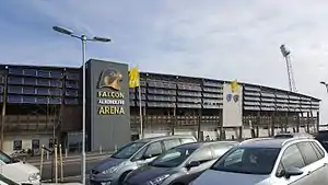 Außenansicht der Arena (2017)