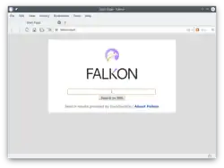 Falkon in KDE Plasma Workspaces