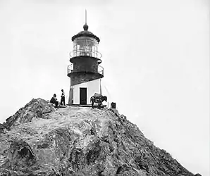 Farallon Island Light. Aufnahme aus dem späten 19. oder frühen 20. Jahrhundert.