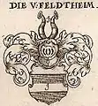 Wappen 1 der schwäbischen Familie von Feldtheim