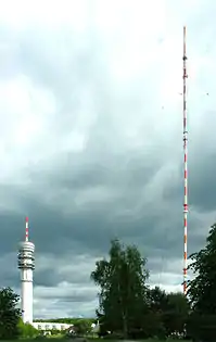 Fernsehturm und Sendemast in Neu Zippendorf