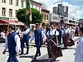 Die Truppe Olsa der Teschener Walachen auf einem Umzug der polnischen Minderheit in Karviná im Jahr 2007