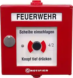 Handfeuermelder (erfüllt nicht EN 54-11)