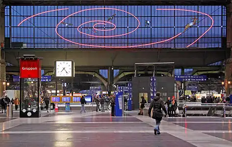 Fibonacci-Zahlenim Zürcher Hauptbahnhof