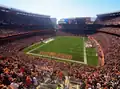 Das gefüllte Stadion beim Spiel der Browns gegen die Pittsburgh Steelers am 12. Oktober 2014.