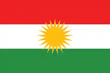 Flagge Kurdistans