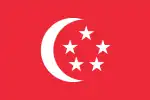 Flagge der Republik Singapur