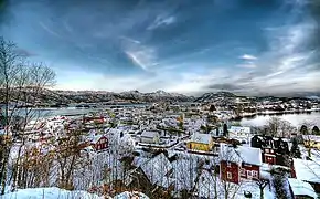 Florø im Winter