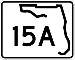 Straßenschild der Florida State Road 15A