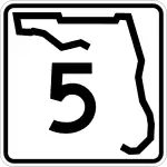 Straßenschild der Florida State Road 5