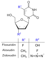 Strukturkomponente der Nukleosid-Phospholipide Fosfluridintidoxil, Fosalvudintidoxil und Fozivudintidoxil