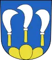 Wappen von Flurlingen, Schweiz (3 Messer auf Dreiberg)