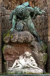 Detail⋅des Médicis-Brunnen im Jardin du Luxembourg