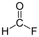 Strukturformel von Formylfluorid