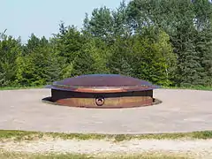 Tourelle Galopin de 155 mm R modèle 1907 im Fort de Douaumont