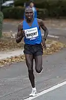 Der neuntplatzierte Vincent Kiprop Chepkok