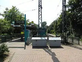 Blick auf die U-Bahn-Station Preungesheim