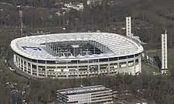 Commerzbank-Arena(FIFA World Cup Stadium, Frankfurt)Ort: FrankfurtKapazität: 48.000Verein: Eintracht Frankfurt