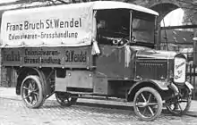 Vollgummireifen beim Subventions-Lkw (1913)