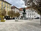 Freiheitsplatz mit Denkmal von Kaiser Franz II.