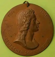 Friedrich-Schiller-Plakette des Deutschen Schillerbundes