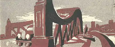 „Brücke mit weißem Schnurrbart“ (1935)