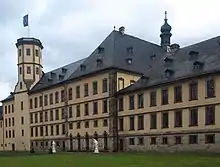 Fuldaer Stadtschloss vom Schlossgarten gesehen